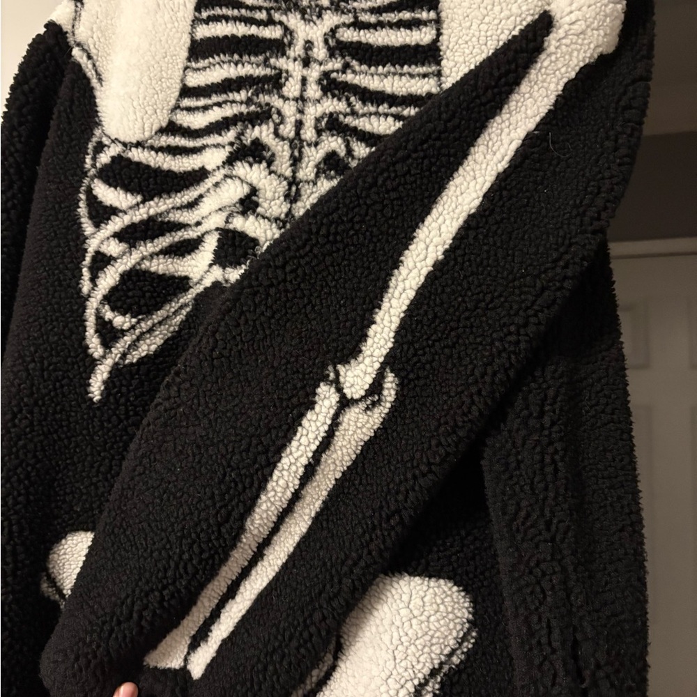 Dolls Kill Skeleton Teddy Jacket - image 3